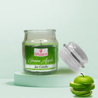 Green Apple Scented Candle in Glass Jar – Ideal for Home, Gifting & Relaxation