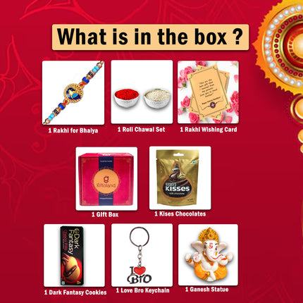Rakhi Gift Box Combo - Rakhi Hamper For Brother, Rakhi Gift Pack, Raksha Bandhan Gift Ideas