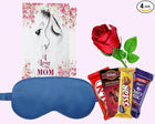 Relaxation Gift for Women
Mother’s Day Gift Set
Chocolate and Rose Combo
Eye Mask and Card Gift
Sweet and Thoughtful Present