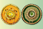 Wedding Mehndi thali
Traditional Mehndi thali
Mehndi ceremony thali
Mehndi pooja thali
Mehndi ritual thali