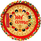 Welcome Thali for Your Big Day - Beautiful Wedding Welcome Thali - Steel Thali - Traditional Wedding Thali