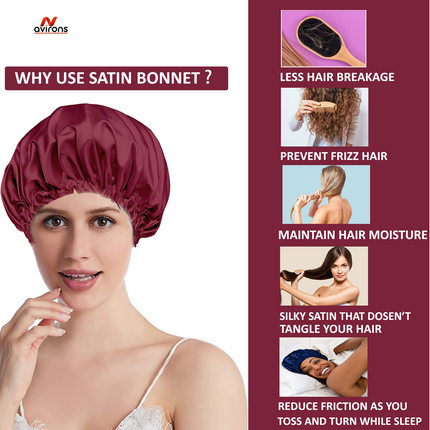 satin hair bonnet for sleeping silk, hair bonnet for sleeping men, satin bonnet for curly hair