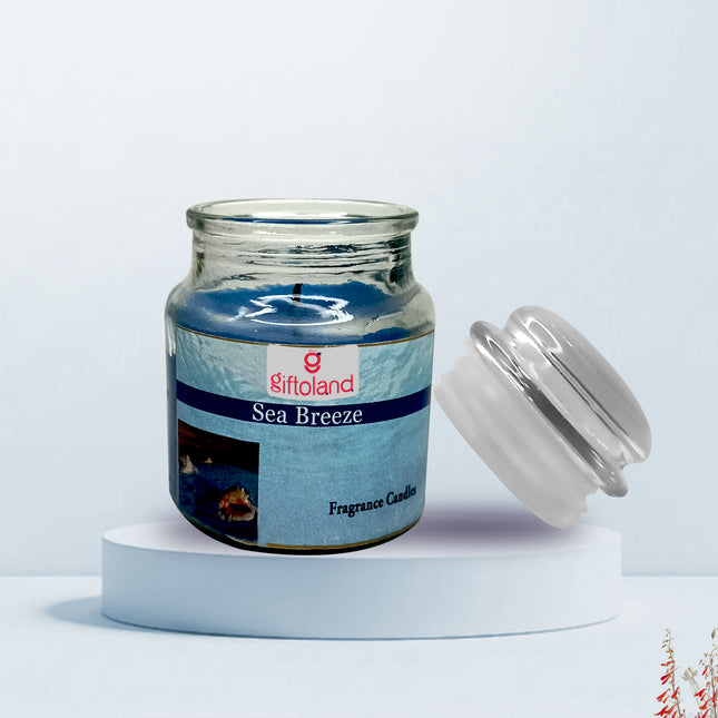 Sea Breeze Scented Candle - Premium Scented Candle Gift for Bedroom, Men & Romantic Nights