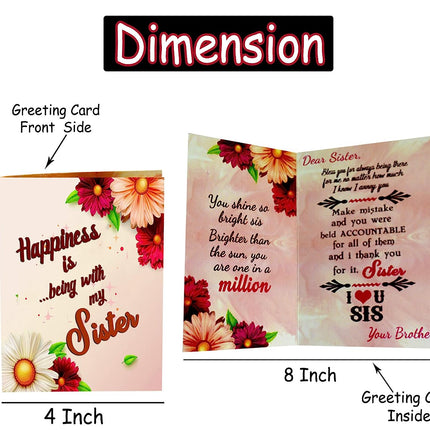 Gift for Sister on Raksha Bandhan
Personalized Rakhi mug for sister
Mug gift for Sister's Birthday
Birthday Gift For Sister