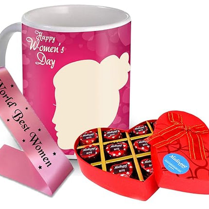 Women’s Day Gift Set
Chocolate and Mug Surprise
Empowering Gift for Her